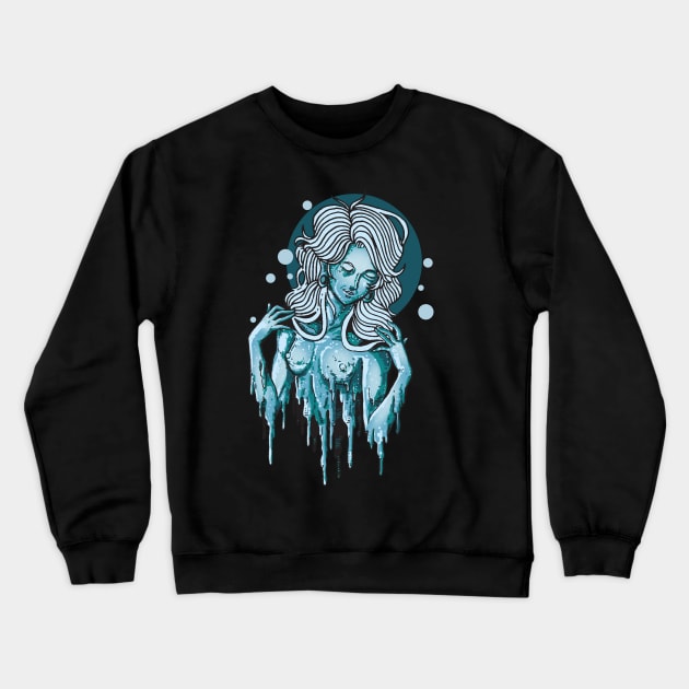 river nymph Crewneck Sweatshirt by Pirotzky